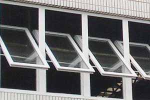 aluminum Mid-hung window
