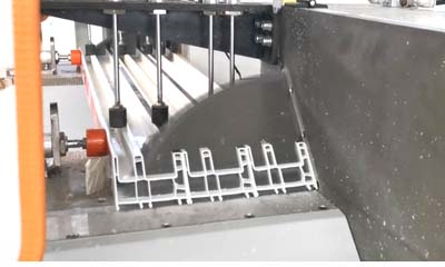 pvc double head cutting saw right head 