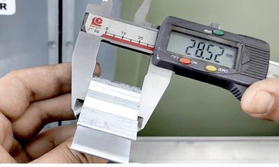 aluminum CNC corner joint cutting for sa;e
