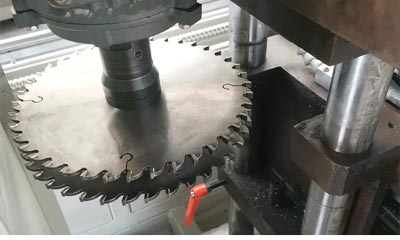 Aluminum profile end milling machine saw blade