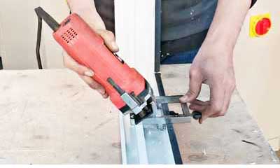 portable pvc window 45-degree slot milling tool from China