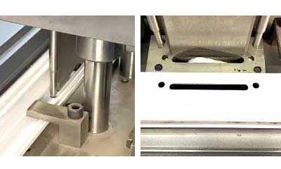 aluminum profile hole punching machine photo