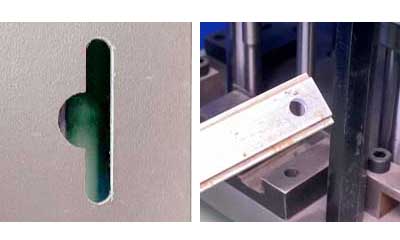 aluminum profile hole punching