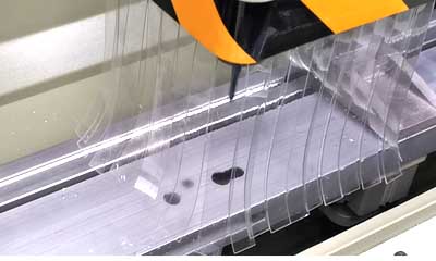 Aluminum CNC drilling and milling machine processing