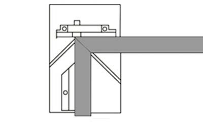 PVC window double head welding machine left head welding