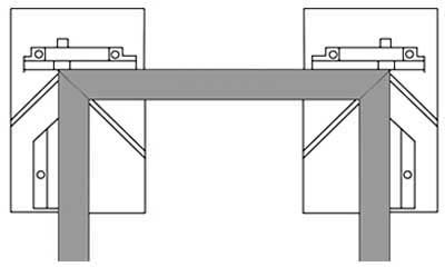 PVC window double head welding machine welding process