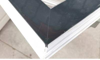 pvc window seamless welding corner