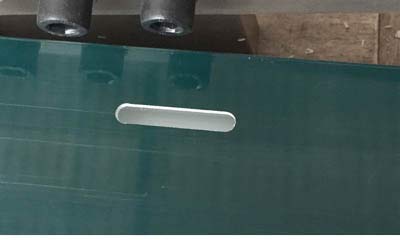 PVC water slot milling effect 