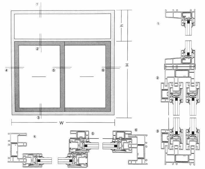 pvc sliding window profiles www.chinadoorwindow.com