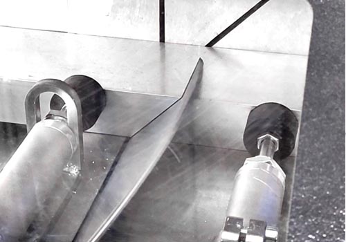 Single head cutting machine 45 degree cutting