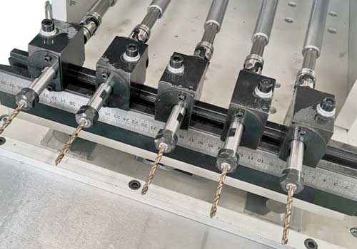 hinge hole drilling machine for aluminum window details